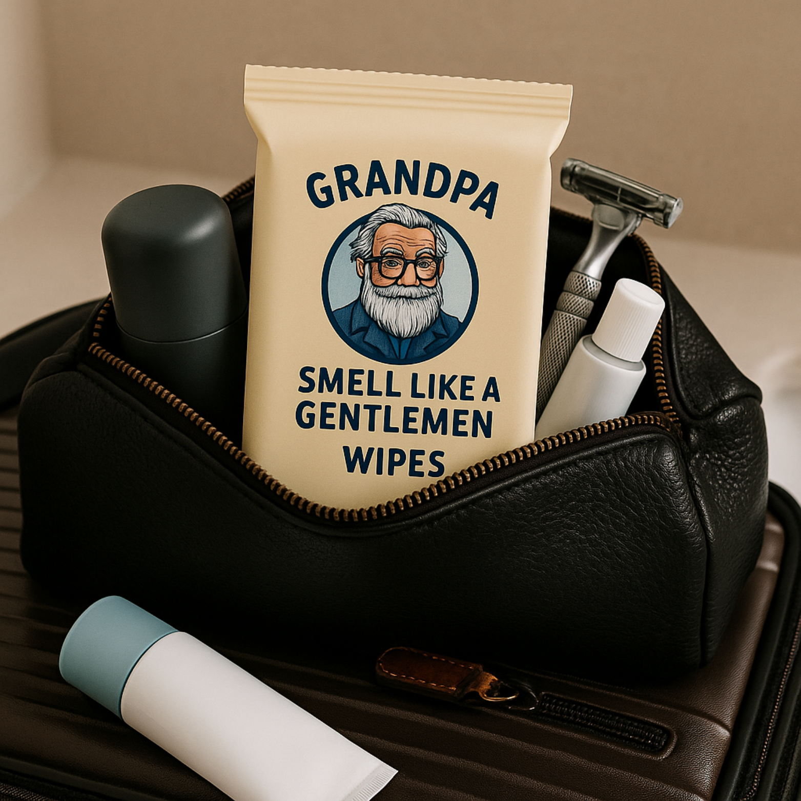 Grandpa Smell Like a Gentleman Wipes