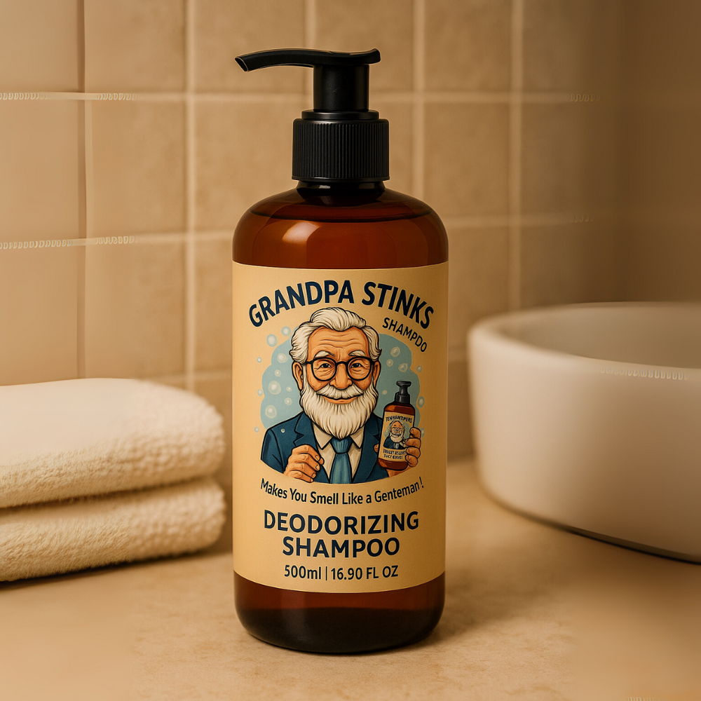 Grandpa Stinks Deodorizing Shampoo