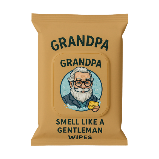 Grandpa Smell Like a Gentleman Wipes